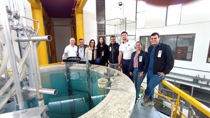 Visita reactor nuclear