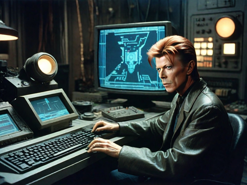 AlbedoBase_XL_david_bowie_using_a_computer_in_a_studio_with_a_1